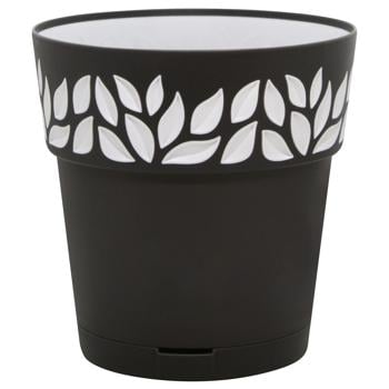 Stefanplast Opera Cloe Graphite Light Gray Pot 20x19cm - buy, prices for MegaMarket - photo 1