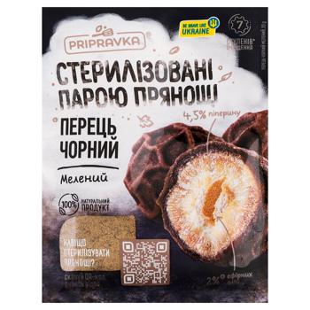 Перець чорний мелений Pripravka 20г - купити, ціни на Ідеал - фото 1