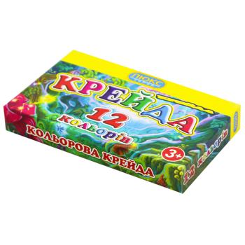 Крейда кольорова Люкс-Колор 12шт - купити, ціни на За Раз - фото 2