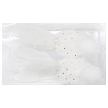 Украшения ёлочные Птицы белые 2шт 15*9*6,2см - купить, цены на КОСМОС - фото 4