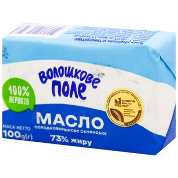Voloshkove Pole Selianske Sweet Cream Butter 73% 100g - buy, prices for Grono - photo 2
