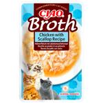 Inaba Ciao Broth ласощі для котів 40 г - курка та гребінець
