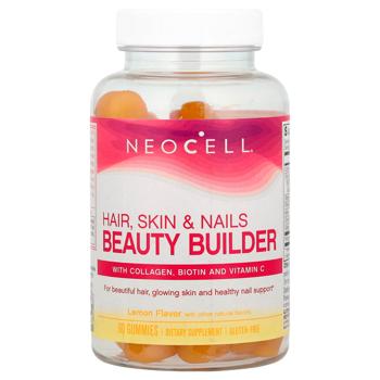 Формула для здоровья волос, кожи и ногтей, Hair, Skin & Nails Beauty Builder, NeoCell, со вкусом лим - купить, цены на Biotus - фото 1