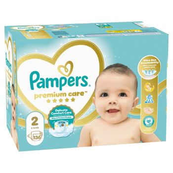 Підгузки Pampers Premium Care Mini 2 4-8кг 136шт - купити, ціни на - фото 3