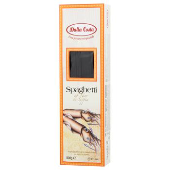 Dalla Costa Spaghetti Pasta with Cuttlefish Ink 500g - buy, prices for WINETIME - photo 1