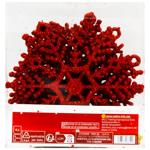 Набір сніжинок Tarrington House 11см 6шт в асортименті