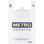 Metro Polyethylene Bag with Logo 50µm 45x74cm