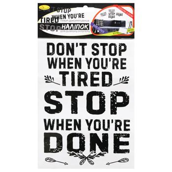 Inscriptions Decorative Stickers Set A3 - buy, prices for MegaMarket - photo 2