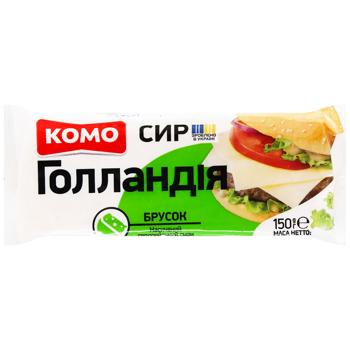 Komo Holland Hard Cheese 45% 150g - buy, prices for Torba - photo 1