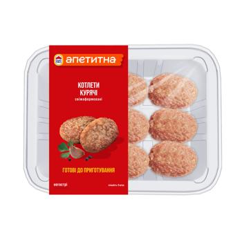 Nasha Ryaba Apetitna Chilled Chicken Cutlets 630g - buy, prices for MegaMarket - photo 1