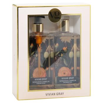Набор гель для душа и крем-мыло для рук Vivian Gray Sensational Sensuous Camelia 2шт 350мл - купить, цены на - фото 3