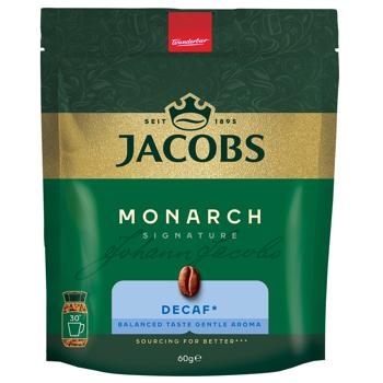 Jacobs Monarch Decaffeinated Instant Coffee 60g - buy, prices for COSMOS - photo 1