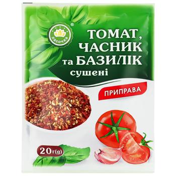 Lasochka Dried Tomato, Garlic and Basil Seasoning 20g - buy, prices for Chudo Market - photo 1