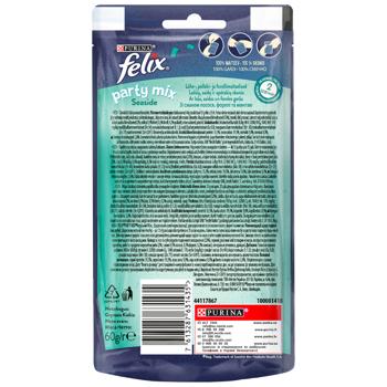 Лакомство для кошек Felix Party Mix Морской Микс с лососем, форелью и минтаем 60г - купить, цены на MasterZoo - фото 2