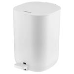 Ardesto Vigor White Trash Can with Pedal 3l