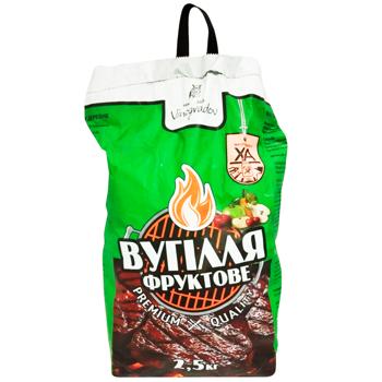 Вугілля фруктове 2.5кг Виноградов