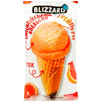 Мороженое Blizzard Сицилийский апельсин - грейпфрут 75г