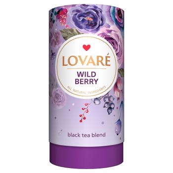 Чай черный Lovare Дикие ягоды цейлонский листовой 80г