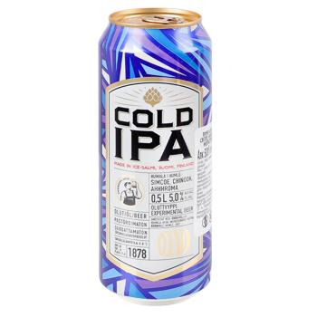 Olvi Cold IPA Light Beer 5% 0.5l - buy, prices for COSMOS - photo 1