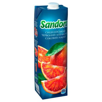 Соковый напиток Sandora Сицилийский красный апельсин 0,95л - купить, цены на Идеал - фото 1
