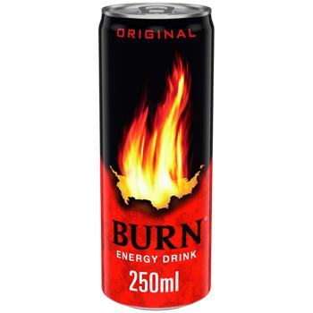 Burn Classic Non-Alcoholic Strong Carbonated Energy Drink  250ml