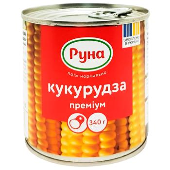 Кукурудза Руна Суперсолодка 340г цукрова з/б