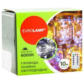 Гирлянда светодиодная Eurolamp линейная 100 диодов 6000К 10м - купить, цены на METRO - фото 3