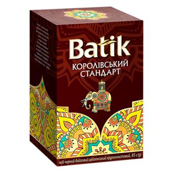 Чай чорний Batik Королівський стандарт крупнолистовий 85г - купити, ціни на МегаМаркет - фото 1