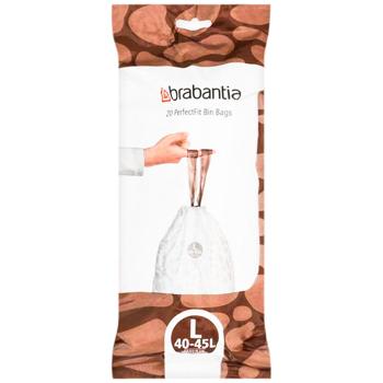 Пакеты для мусора Brabantia черные 60л 20шт - купить, цены на КОСМОС - фото 1