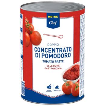 Metro Chef Concentrated Tomato Paste 28% 4.5kg - buy, prices for METRO - photo 1