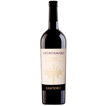 Santoro Negroamaro IGP Puglia Red Dry Wine 12.5% 0.75l - buy, prices for WINETIME - photo 1