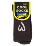 Носки женские Cool Socks Сердечко высокие р.25-27 темно-коричневый