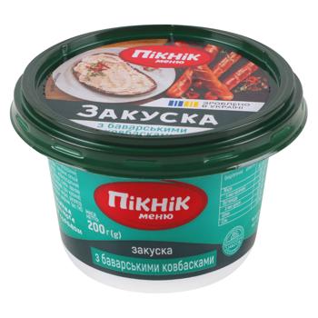 Закуска Пікнік меню з баварськими ковбасками 200г - купити, ціни на Чудо Маркет - фото 2