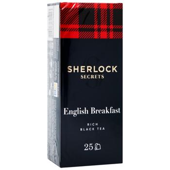 Чай чорний Sherlock Secrets English Breakfast 2г*25шт - купити, ціни на NOVUS - фото 2