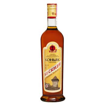 Tisa Beskidy 3 Years cognac 40% 0.5l - buy, prices for ULTRAMARKET - photo 1