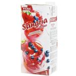 Напій винний Picnic Sangria Rosso солодкий червоний з соком полуниці та апельсина 7% 1л