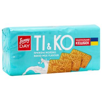 Печенье Sunny Day TI&KO Пряженое молоко 185г - купить, цены на - фото 3
