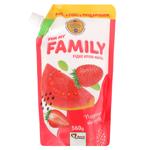 For My Family Strawberry and Guava with Rice Oil Liquid Cream-soap 560ml