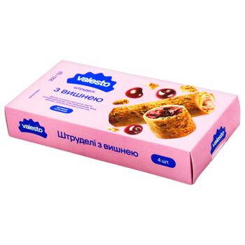 Valesto Frozen Strudel with Cherry 350g - buy, prices for - photo 4