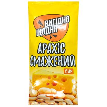 Арахіс Вигідно щодня смажений солоний зі смаком сиру 60г - купити, ціни на Чудо Маркет - фото 1