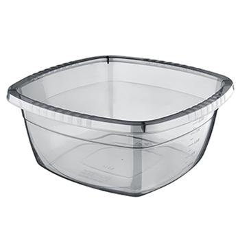 Bursev Rectangular Transparent Bowl 3.3l