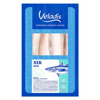 Veladis Frozen Hake Fillet on the Skin - buy, prices for MegaMarket - photo 1