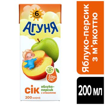 Ahunia Apple-Pear Juice From 6 Months 200ml - buy, prices for Chudo Market - photo 3
