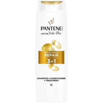 Шампунь-кондиціонер Pantene Інтенсивне відновлення 3в1 325мл - купити, ціни на - фото 1