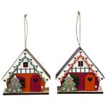 Підвіска Actuel Будиночок дерево 9,5см в асортименті