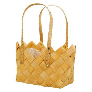 Natural Oval Basket 24*19*18cm w505 №2