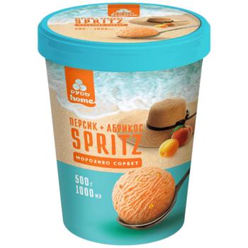 Rud Spritz Peach-Apricot Sorbet Ice Cream 500g