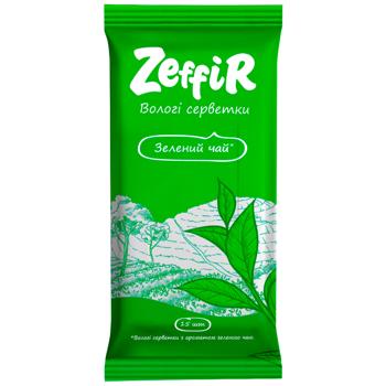 ZeffiR Wet Wipes with Green Tea 15pcs - buy, prices for MegaMarket - photo 1