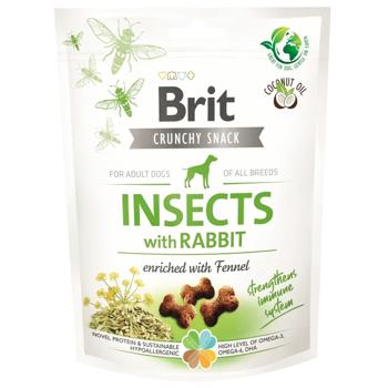 Brit Care Crunchy Cracker Dog Snack with Insects, Rabbit and Fennel for Immunity 200g - buy, prices for MasterZoo - photo 1