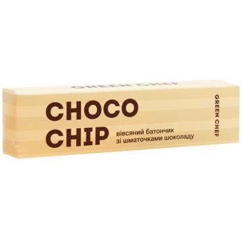 Green Chef Choco Chip Chocolate Chip Cereal Bar 40g - buy, prices for WINETIME - photo 3